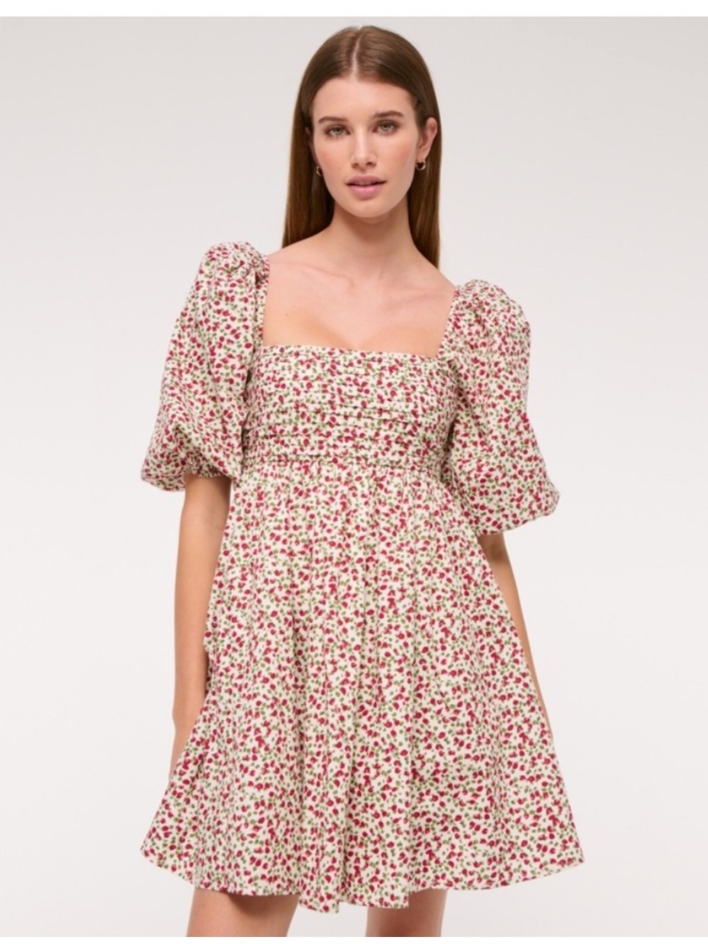 NWT Abercrombie Emerson Strawberry Dress